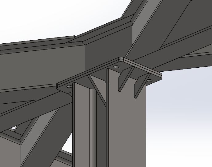 Proposed intermediate column, second view.